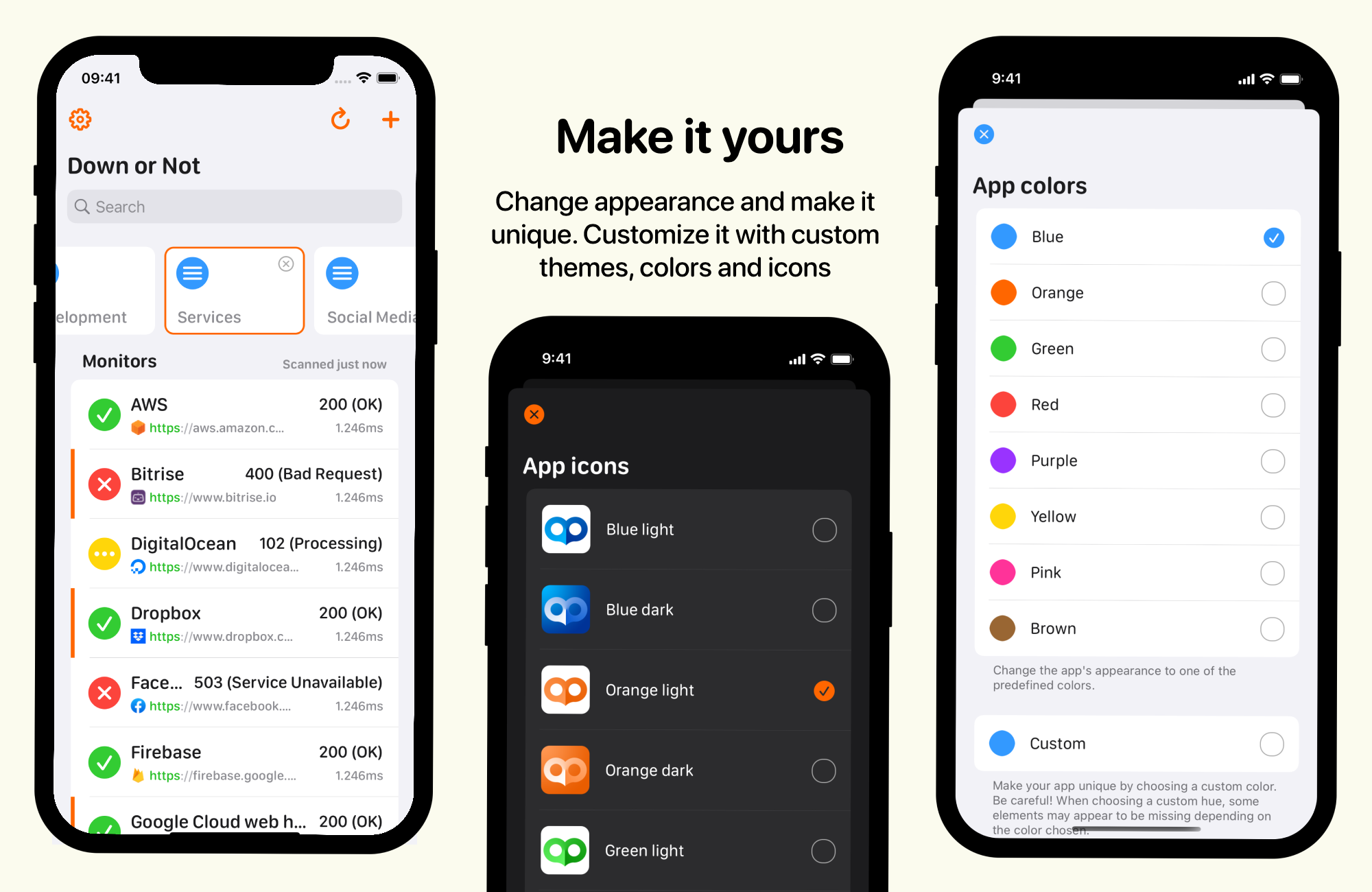 Down or Not: Website Monitor for Apple devices